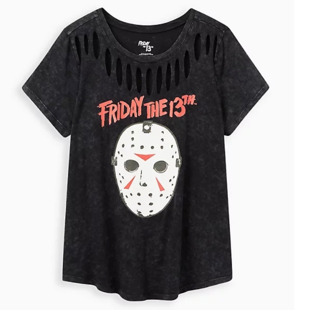 Torrid Friday the 13th Jason Mask Slash Top